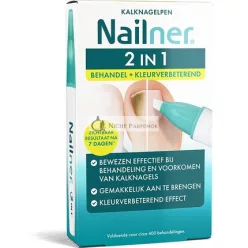   Nailner 2 v 1 Lime Ošetrenie nechtov Lime Pero - Obsahuje 2 perá
