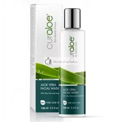  Curaloe Aloe Vera Čistiaci gél pre ženy a mužov 60% čistý organický aloe, liečba akné, otváranie pórov - 240g