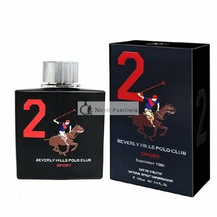 Beverly Hills Polo Club pánsky No. 2 Eau De Toilette, 100ml