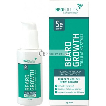Neofollics Sérum na podporu rastu brady s vedecky overenými prírodnými zložkami, 45ml