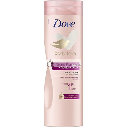 Dove Body Love Care Radiant Glow Telové Mlieko, 400 ml