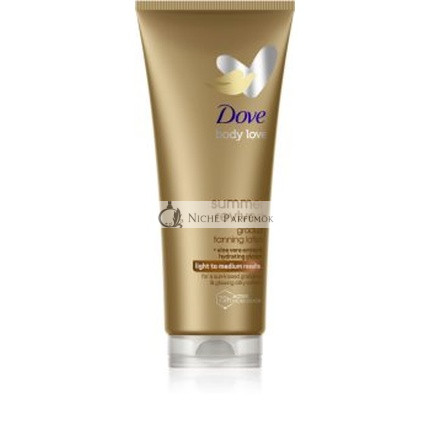 Dove Derma Spa Summer Revived Telová Mlieko pre Svetlú a Strednú Pokožku, 200 ml