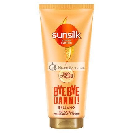 Sunsilk Bye Bye Damage Balm pre poškodené a stresované vlasy, super fúzny vzorec s kyselinou hyalurónovou a ceramidom, 180ml