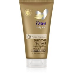   Dove Letná samoopaľovacia lotion - Stredná až tmavá, 75 ml