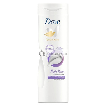 Dove Body Love Sérum Telové Mlieko Nočné Obnovujúce Pokožku a Telo s 21% Komplexom Obnovy Pokožky 400ml