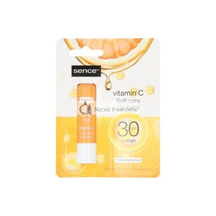 Sence Ochranný balzam na pery s vitamínom C a SPF 30, 4.3g