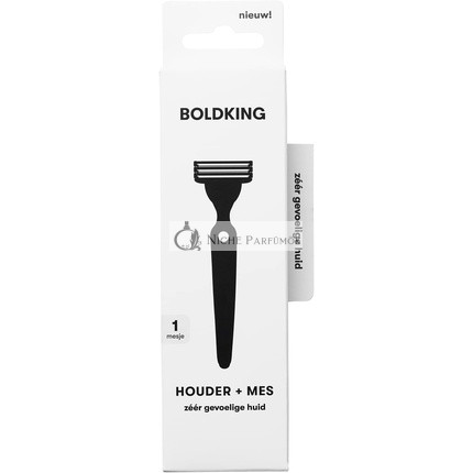 BOLDKING Holiaci strojček pre mužov - Flexibilné 3-vrstvové čepele pre citlivú pokožku