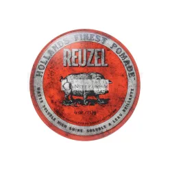   Reuzel Red Pomade modelujúca pasta pre lesk vlasov 113 g