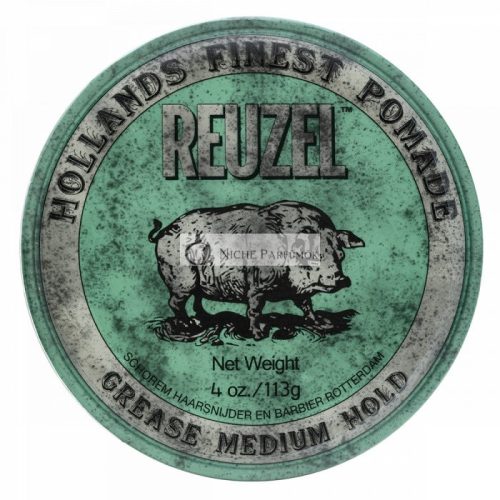 Reuzel Green Pomade pomáda na vlasy pre strednú fixáciu 113 g