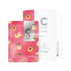   FRUDIA My Orchard Squeeze Mask Broskyňa Kórejská Starostlivosť o Pleť Rozjasňujúca a Hydratačná Maska 10 Balení