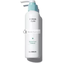 The Saem Derma Plan Gel To Foam Cleanser, 180ml