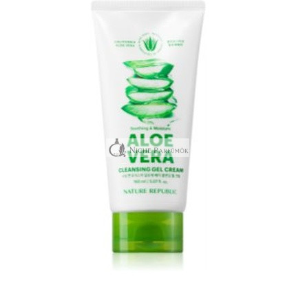 Nature Republic Upokojujúci Hydratačný Aloe Vera Čistiaci Gél-Krém, 150ml