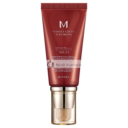 Missha M Perfect Cover No.23 SPF 42/PA+++ BB Krém Prírodná Béžová, 48,2g