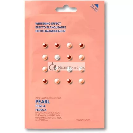HOLIKA HOLIKA Pure Essence Maska Na Tvár Perla 25ml, Svetlý Bieliaci Účinok, Prírodná Vôňa, Obnova Buniek