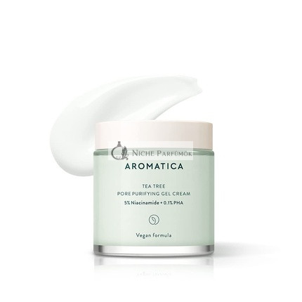 AROMATICA Čajovníkový Pórový Čistiaci Gél Krém s Niacinamidom a PHA 100ml