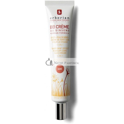 Erborian BB Krém s ženšenom Imperfection Covering Foundation 5-v-1 Kórejská starostlivosť o pleť SPF 20, 45ml