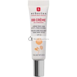   Erborian BB Krém s Ginsengom, Krycí základ 5 v 1 Kórejská starostlivosť o pleť, SPF 20, Doré odtieň, 15ml