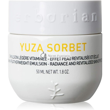Erborian Yuza Sorbet Denný Krém - Výživný a Ochranný Anti-Aging Krém na Tvár, 50ml