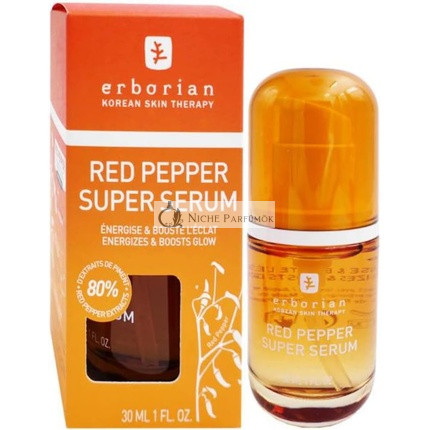 Erborian Červená Paprika Super Sérum - Energizuje a Vyrovnáva Tón Pleti, 30ml