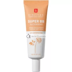   Erborian Super BB Krém s Ginsengom Plné Pokrytie BB Krém pre Pokožku Náchylnú na Akné, 40ml