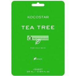   Vican Kocostar Tea Tree Pleťová Maska na Mastnú Pokožku - 25ml
