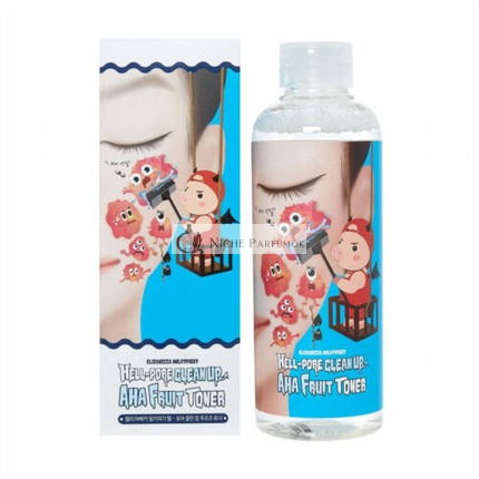 ELIZAVECCA Hell Pore Clean Up AHA Ovocný Toner, 200ml