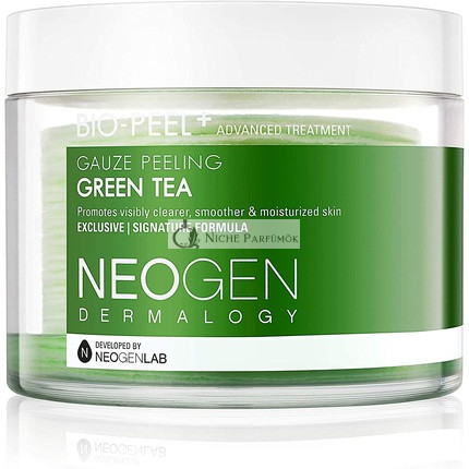 Neogen Dermalogy Bio Peel Gauze Peeling Zelený čaj Prémiové exfoliačné podložky 30 podložiek, 200ml
