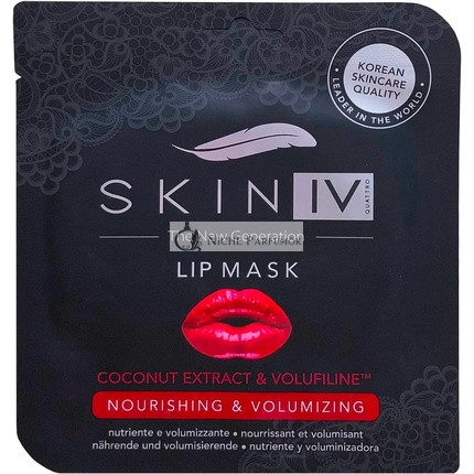 Skin IV Kórejská kozmetika Vyživujúca a objemová maska na pery s kokosovým extraktom a Volufiline, 3g