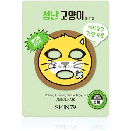 Skin79 Angry Cat Uklidňujúca a upokojujúca maska pre zvieratá