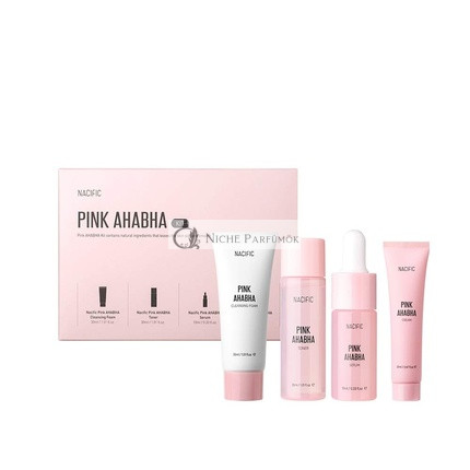 Nacific Pink AHA BHA cestovná veľkosť súpravy starostlivosti o pleť