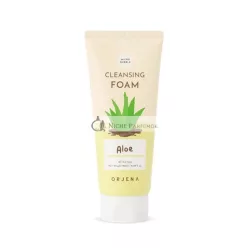   ORJENA Smile Day Aloe Čistiaca Pena na Tvár Kórejská Starostlivosť o Pleť Hlboké Dokonalé Čistenie