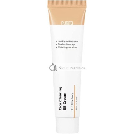 PURITO Cica Clearing BB Cream #15 Růžová Slonovina, 30ml