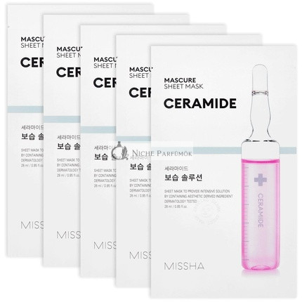 MISSHA Mascure Hydratačný Riešenie Pleťová Maska Ceramid na Suchú a Slabú Pokožku - 1ks