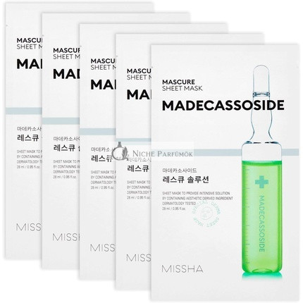 Missha Mascure Sheet Mask Rescue Solution with Madecassoside