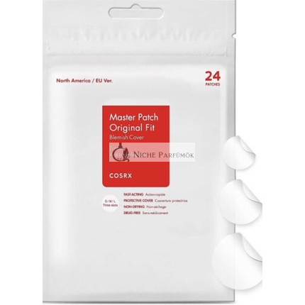 COSRX Master Patch Originálny Fit Absorbujúce Patches Hydrocolloid 24 ks
