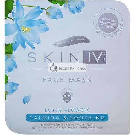 Skin IV Kórejská Uvoľňujúca A Upokojujúca Tvárová Maska S Lótusovými Kvetmi 25ml
