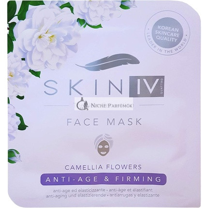 Skin IV Kórejská Anti-Aging a Zpevňujúca Pleťová Maska s Kamelia Kvetmi, 25ml