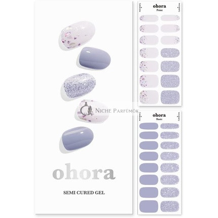 ohora Polovične liečené gélové nechtové pásky N Afterglow - Funguje so všetkými nechtovými lampami Kvalita salónu Dlhá životnosť Jednoduchá aplikácia a odstránenie - Obsahuje 2 prípravné podložky, pilník na nechty a drevenú tyčinku
