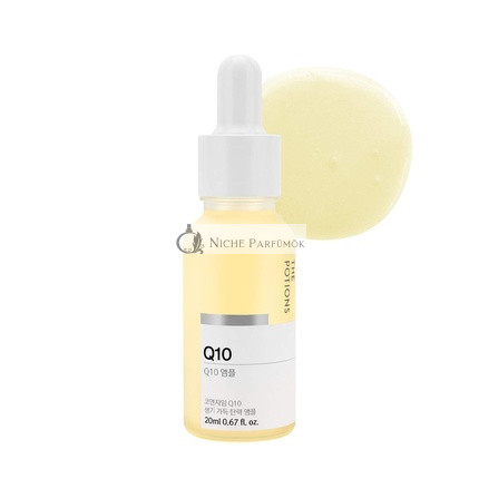 The Potions Q10 Ampulka na Tvár, Antioxidant a Podpora Kolagénu, Kórejská Starostlivosť o Pleť, 20ml