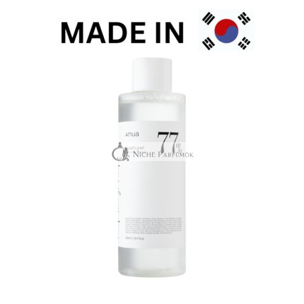 ANUA Toner so srdcovým listom 77% 250ml - Prírodný zvlhčovač pre žiarivú pleť