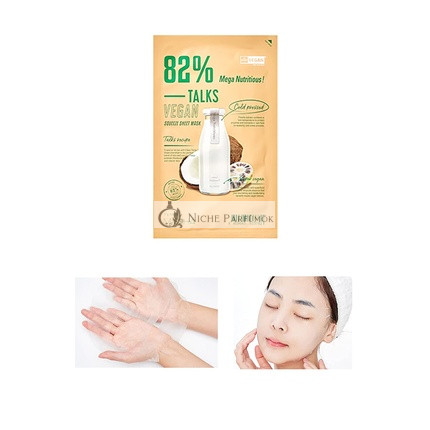 MISSHA Talks Vegan Squeeze Sheet Mask Mega Nutritious Vegánska Maska na Tvár pre Zrelú Pleť, 1 ks