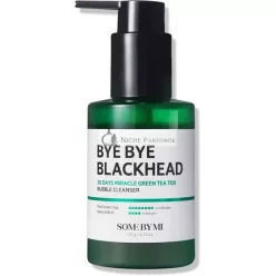  Some By Mi Bye Bye Blackhead 30 Dní Zázrak Zelený Čaj Tox Bublinkový Čistič, 120g