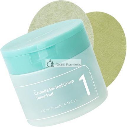Numbuzin No.1 Centella Re-Leaf Zelený Toner Pad - Vegán Dvojstranný Bylinný