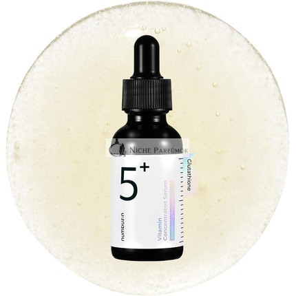 numbuzin No.5+ Vitamín Koncentrované Sérum s Glutathionom a Vitamínmi na Tmavé Škvrny Kórejská Starostlivosť o Pleť 30ml