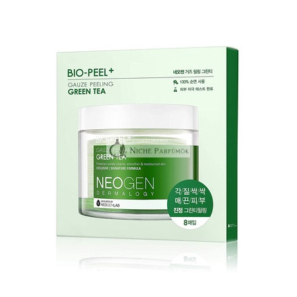 NEOGENLAB DERMALOGY Bio-Peel Gáza Peelingové Podložky so Zeleným Čajom, 8 ks