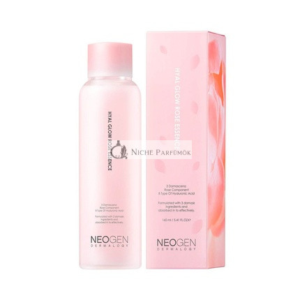 Neogen Dermalogy Hyal Glow Hydratačná Rúžová Esencia s Kyselinou Hyaluronovou, 160ml