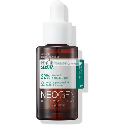 DERMALOGY by NEOGENLAB Skutočné sérum s vitamínom C, 22% čistá kyselina askorbová, ferulová kyselina, zinok a niacínamid, 1,12 oz
