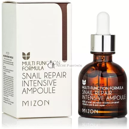 Mizon Oprava Slimák Intenzív Ampulka, 30ml - 80% Slimák Mucin Extrakt Oprava Sérum na Anti-Aging a Generáciu Kolagénu - Kórejská Starostlivosť o Pleť
