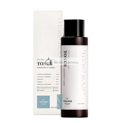 VILLAGE11FACTORY Hydratačný Toner s Kyselinou Hyalurónovou a Extraktom z Harmančeka, 120ml