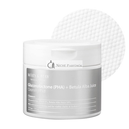 Mary&May Gluconolactone (PHA)+Betula Alba Juice Čistiaci Pad 70EA,